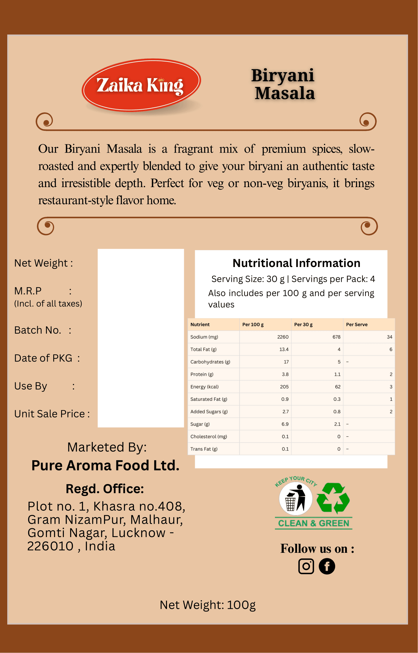 Biryani Masala view 3