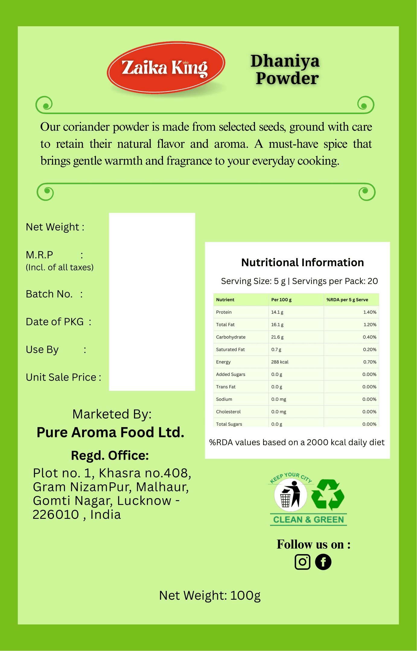 Dhaniya Powder view 3
