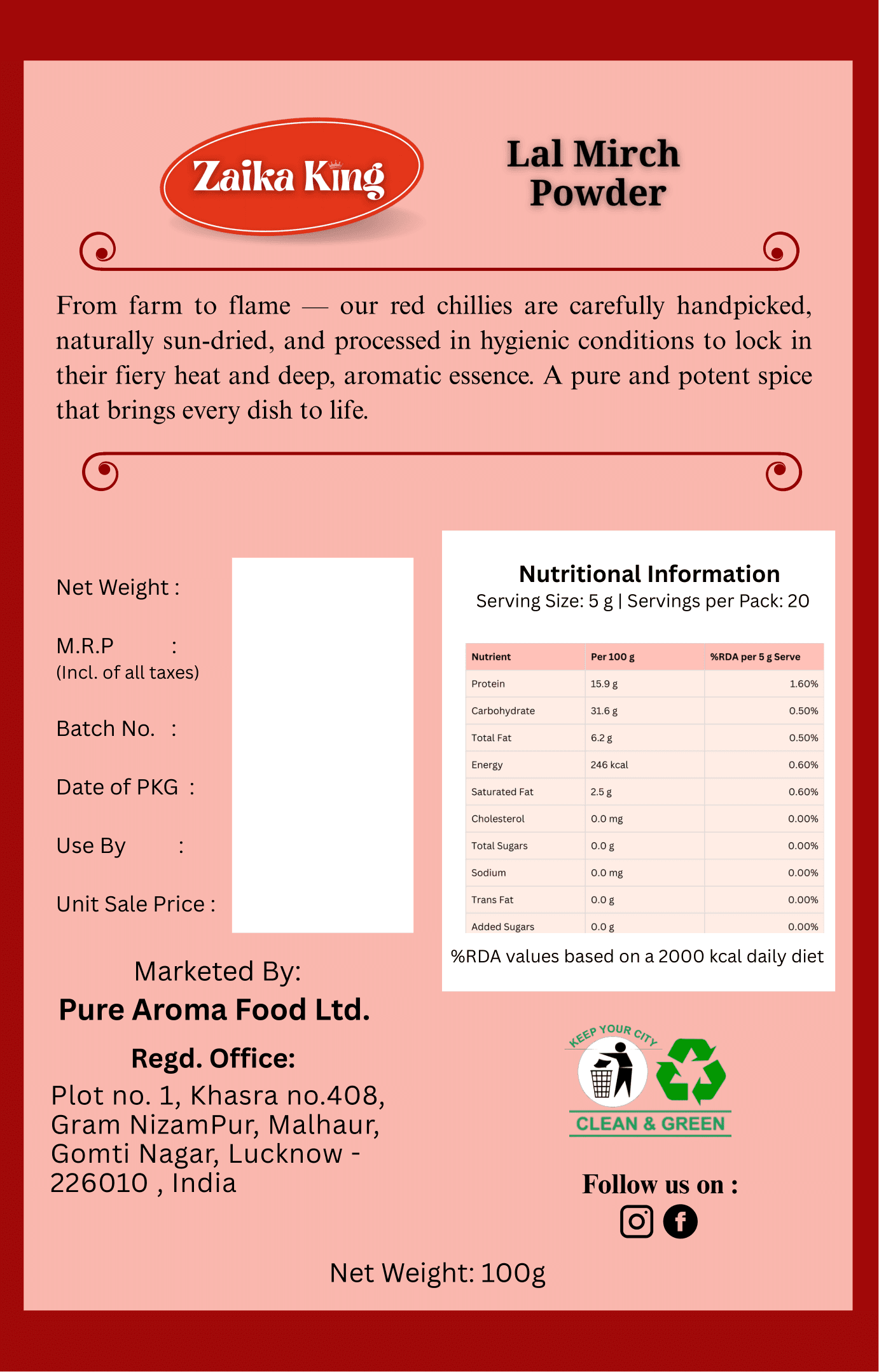 Lal Mirch Powder view 3
